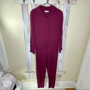 Flynn Skye Havana Jumpsuit Ren Wine Womens M